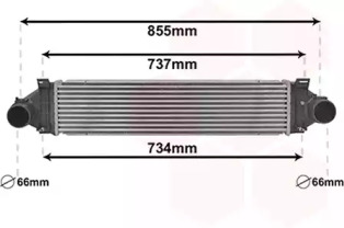 VAN WEZEL 18014705 -  Интеркулер